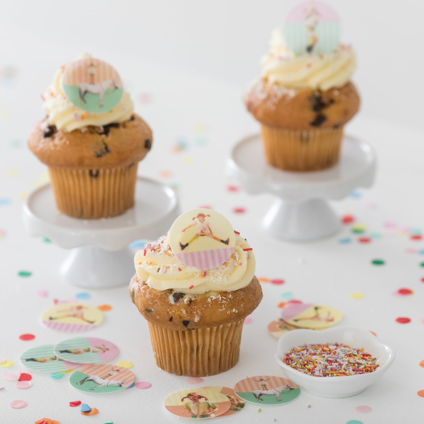 Pippi Langstrumpf Muffinaufleger