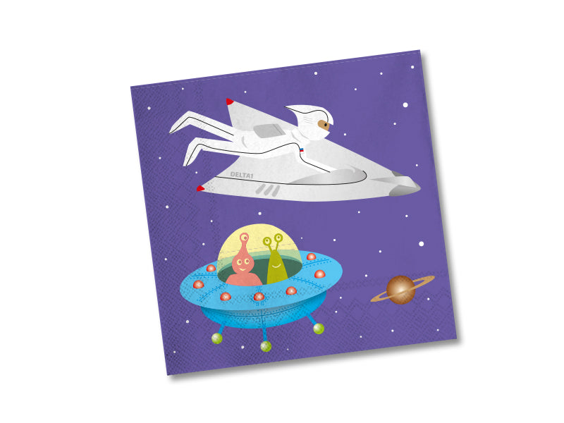 Weltraum Servietten