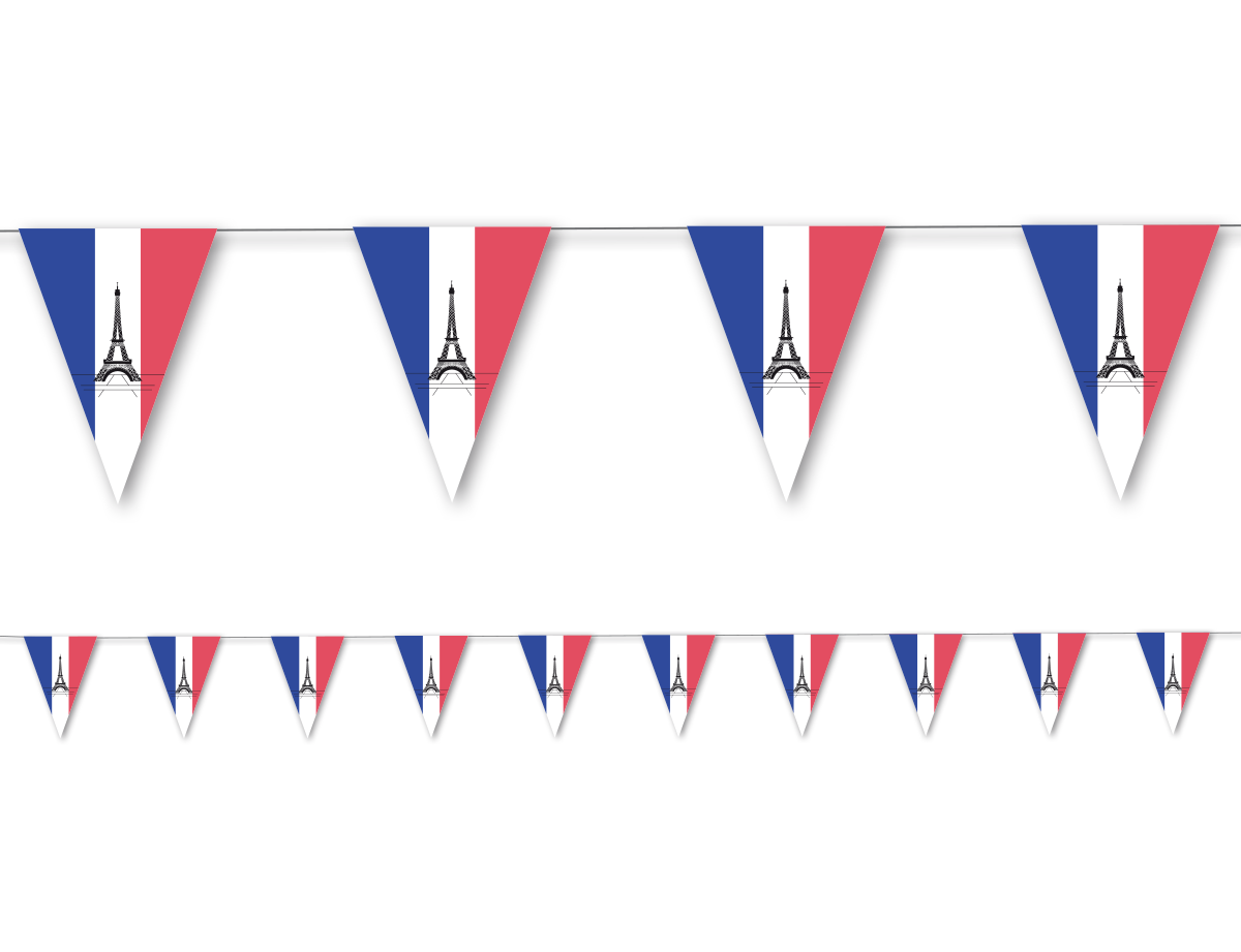 Frankreich Wimpelkette