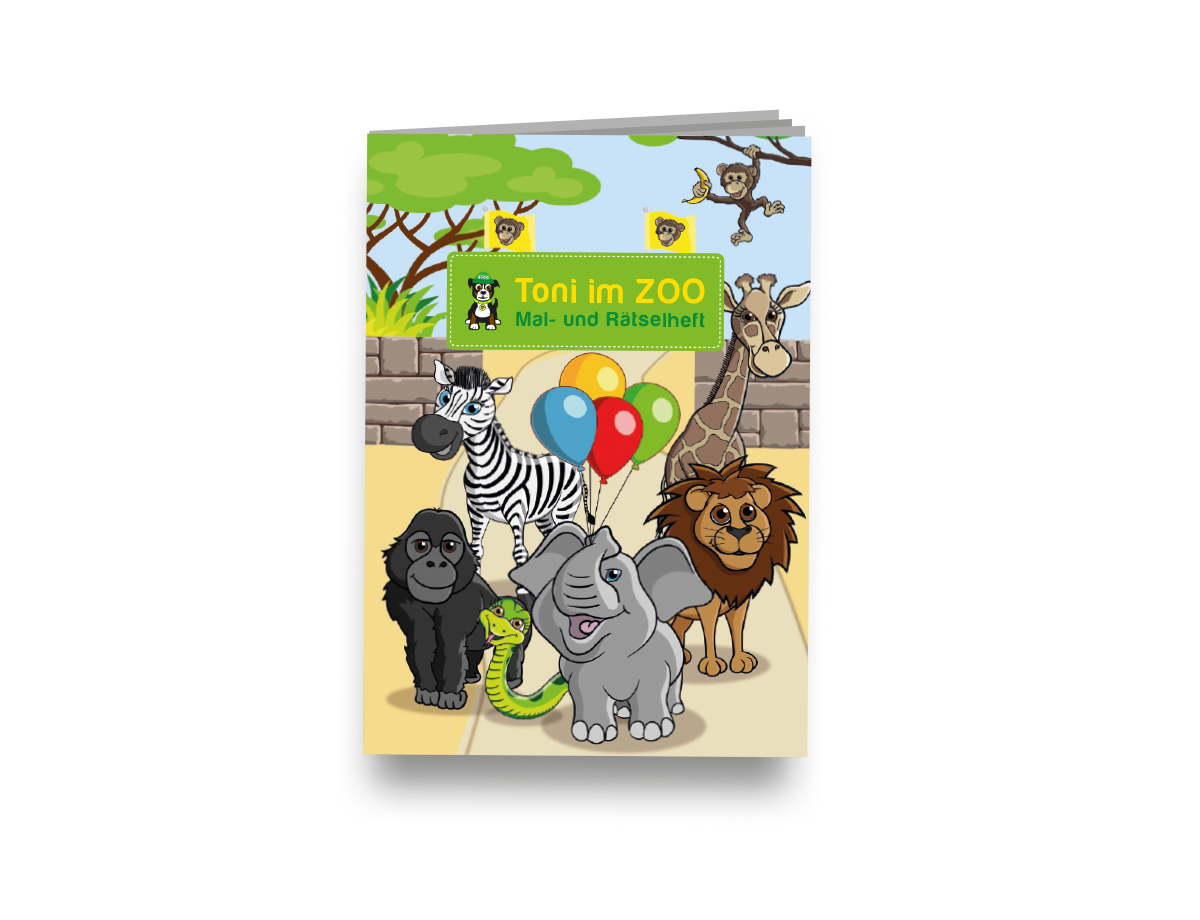 Zoo Mal und Rätselheft