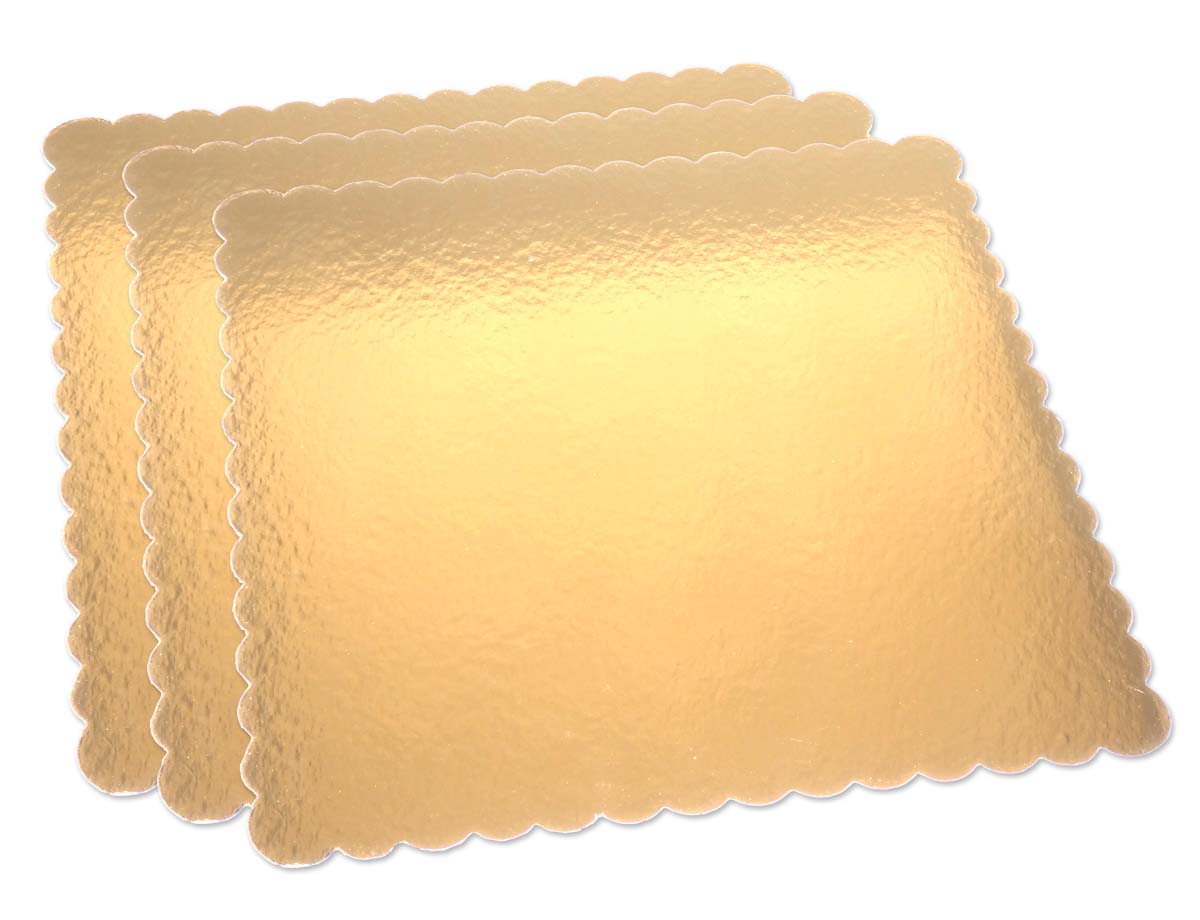 Kuchenplatte Rechteckig Gold