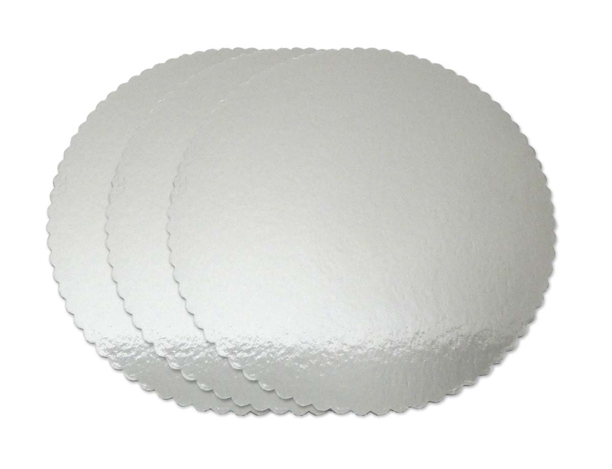 Kuchenplatte Rund Silber
