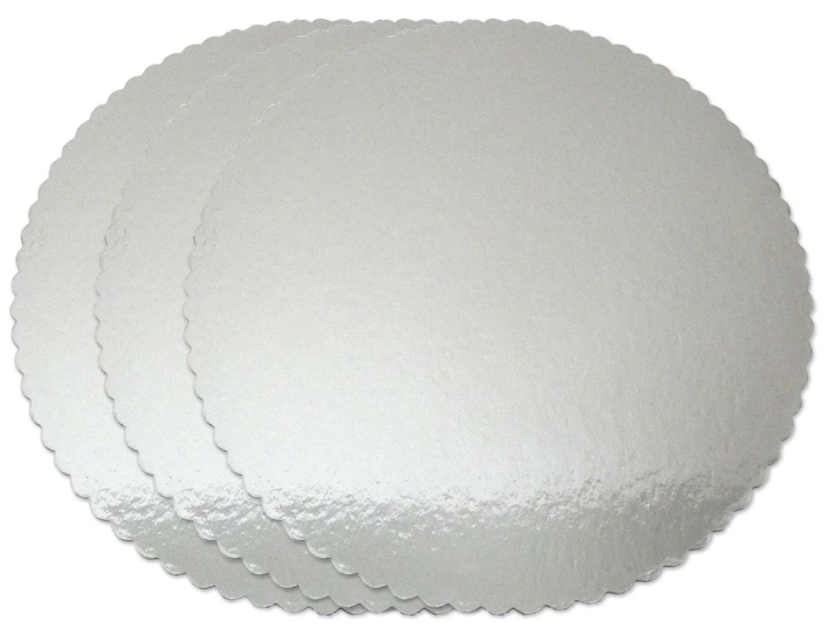 Kuchenplatte Rund Silber