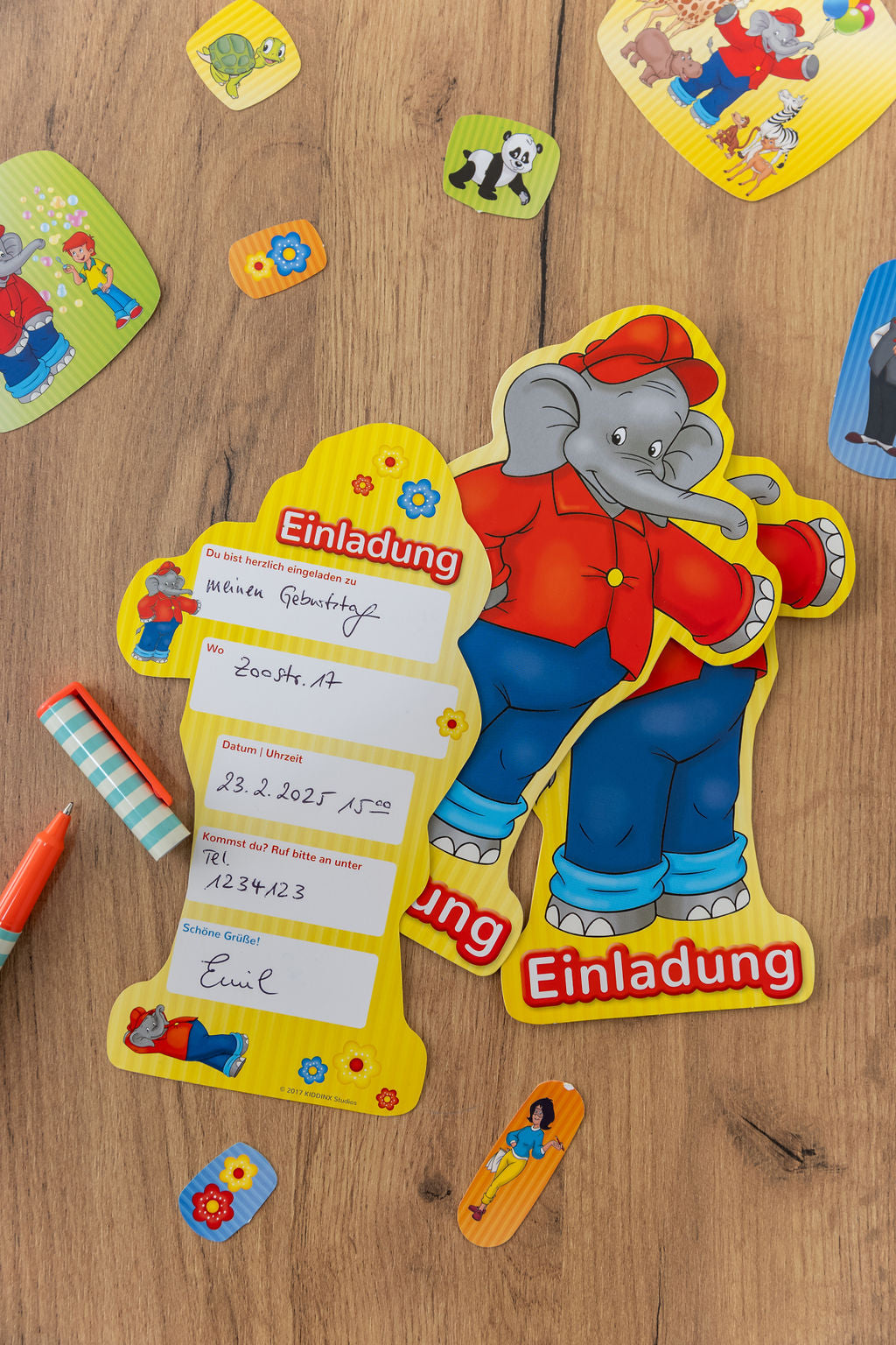 Benjamin Blümchen Einladung