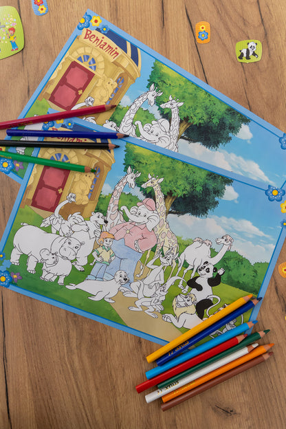 Benjamin Blümchen Platzset