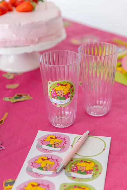 Bibi Blocksberg Namensaufkleber