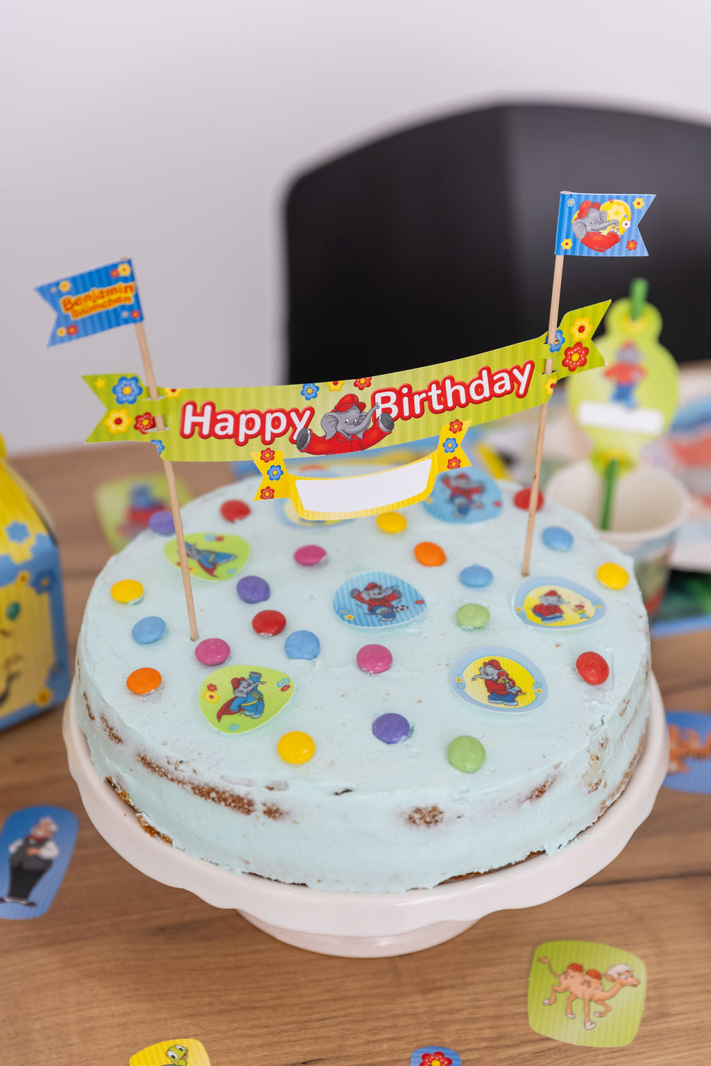 Benjamin Blümchen Tortenbanner