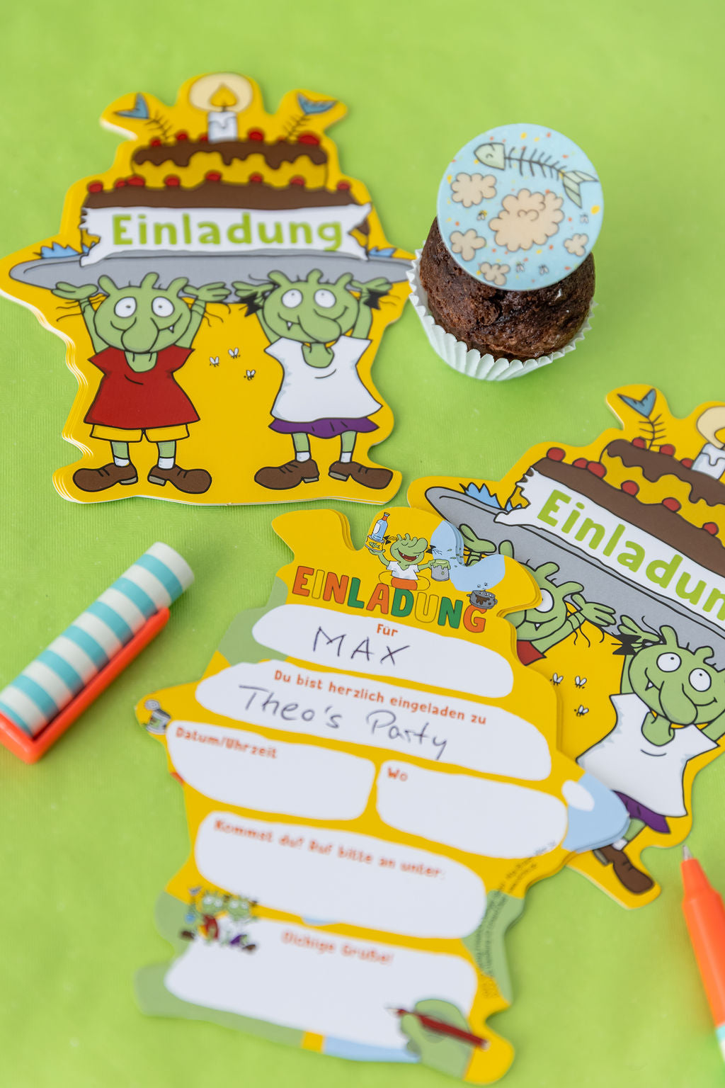 Die Olchis Einladungen