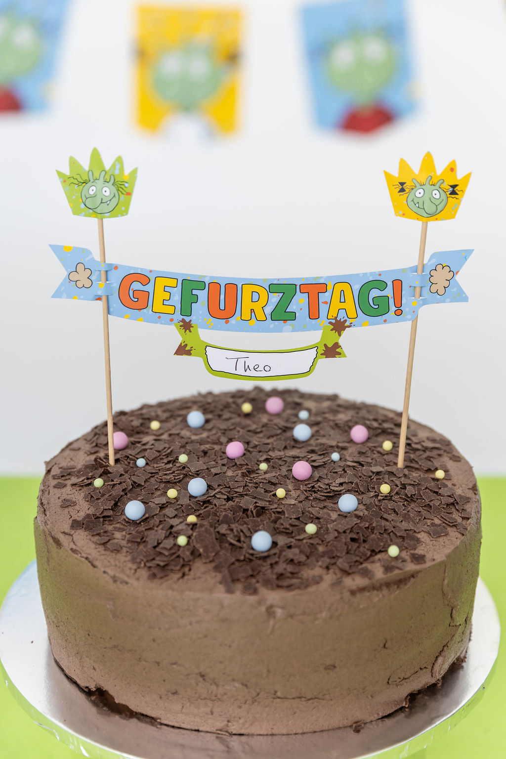 Die Olchis Tortenbanner