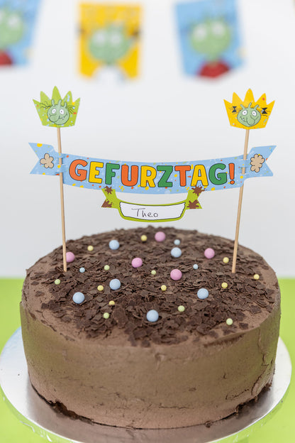 Die Olchis Tortenbanner