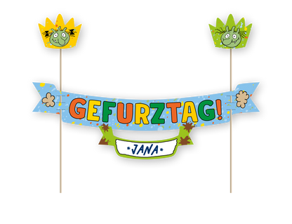 Die Olchis Tortenbanner