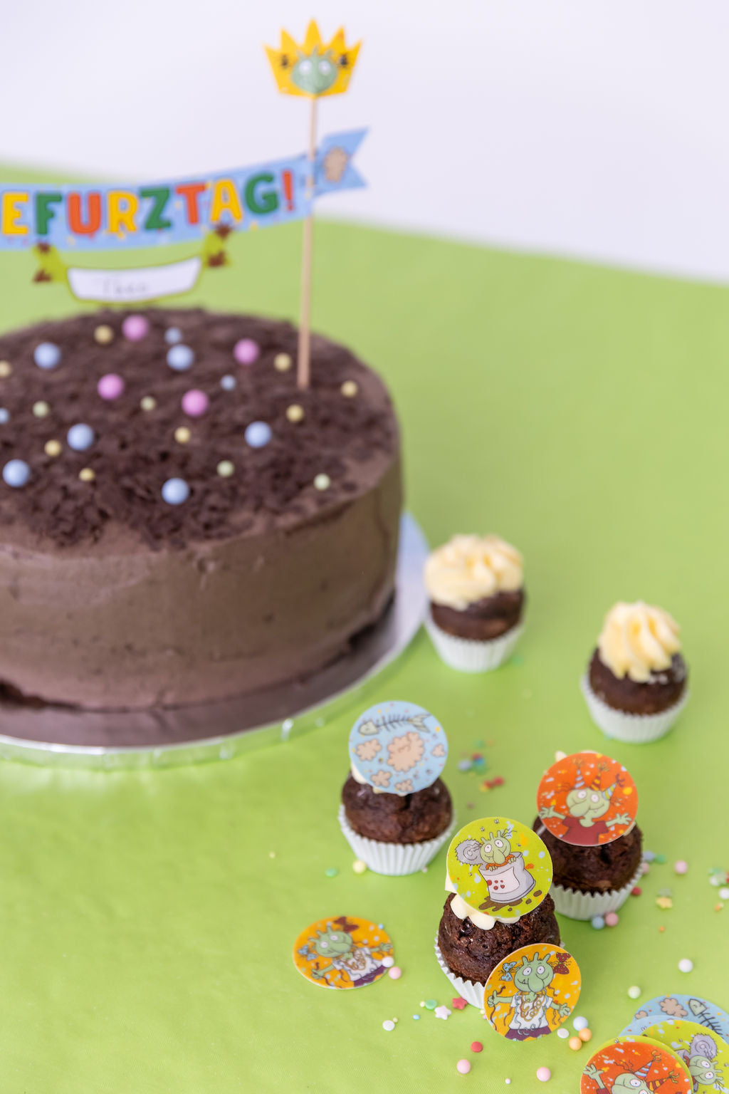 Die Olchis Muffinaufleger