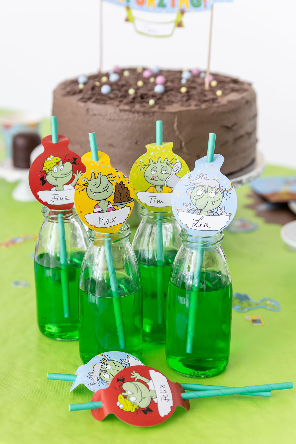 Die Olchis Trinkhalme