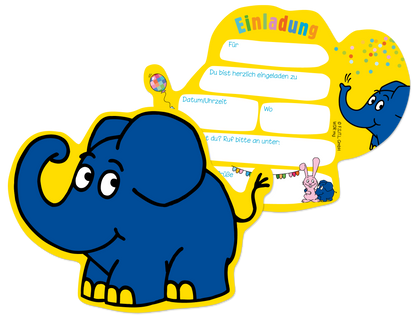Die Sendung mit dem Elefanten Einladungen