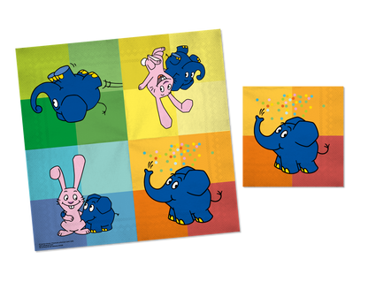 Die Sendung mit dem Elefanten Servietten