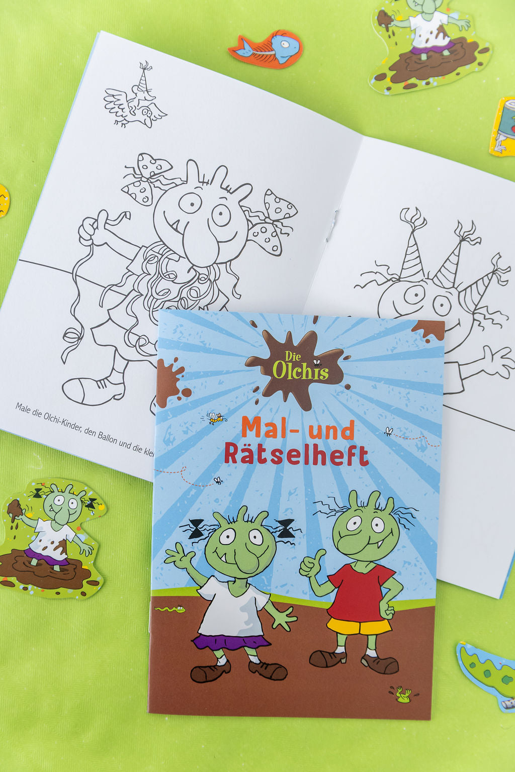 Die Olchis Mal und Rätselheft