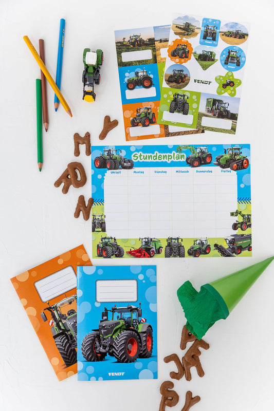 FENDT Set Namensaufkleber Motivaufkleber