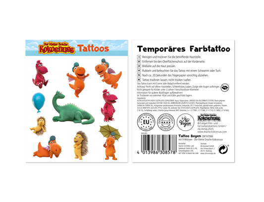 Drache Kokosnuss Tattoos