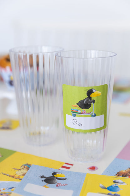 Der kleine Rabe Socke Aufkleber Set Namensaufkleber Motivaufkleber