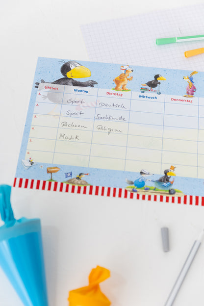 Der kleine Rabe Socke Stundenplan