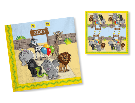 Zoo Servietten