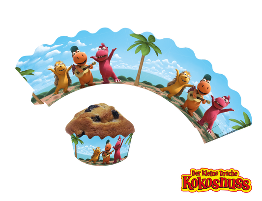 Drache Kokosnuss Deko Banderolen