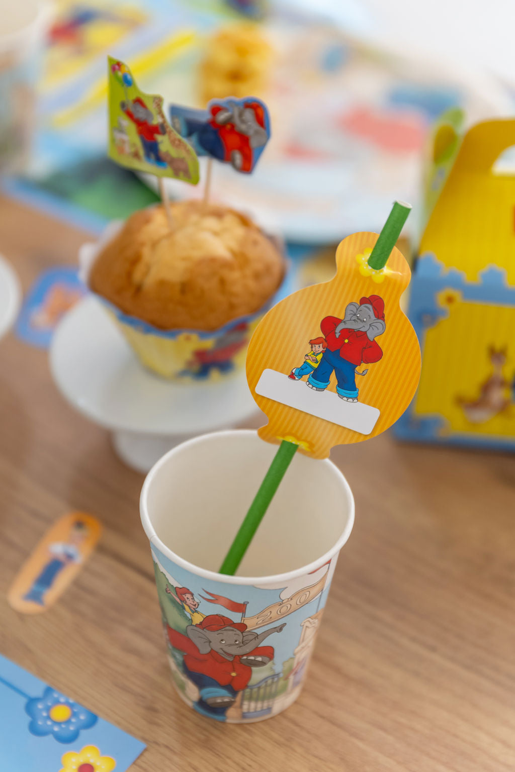 Benjamin Blümchen Trinkhalme