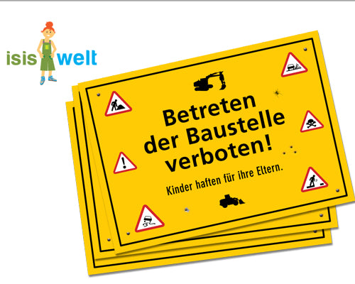 Baustelle Platzset