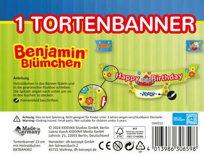 Benjamin Blümchen Tortenbanner