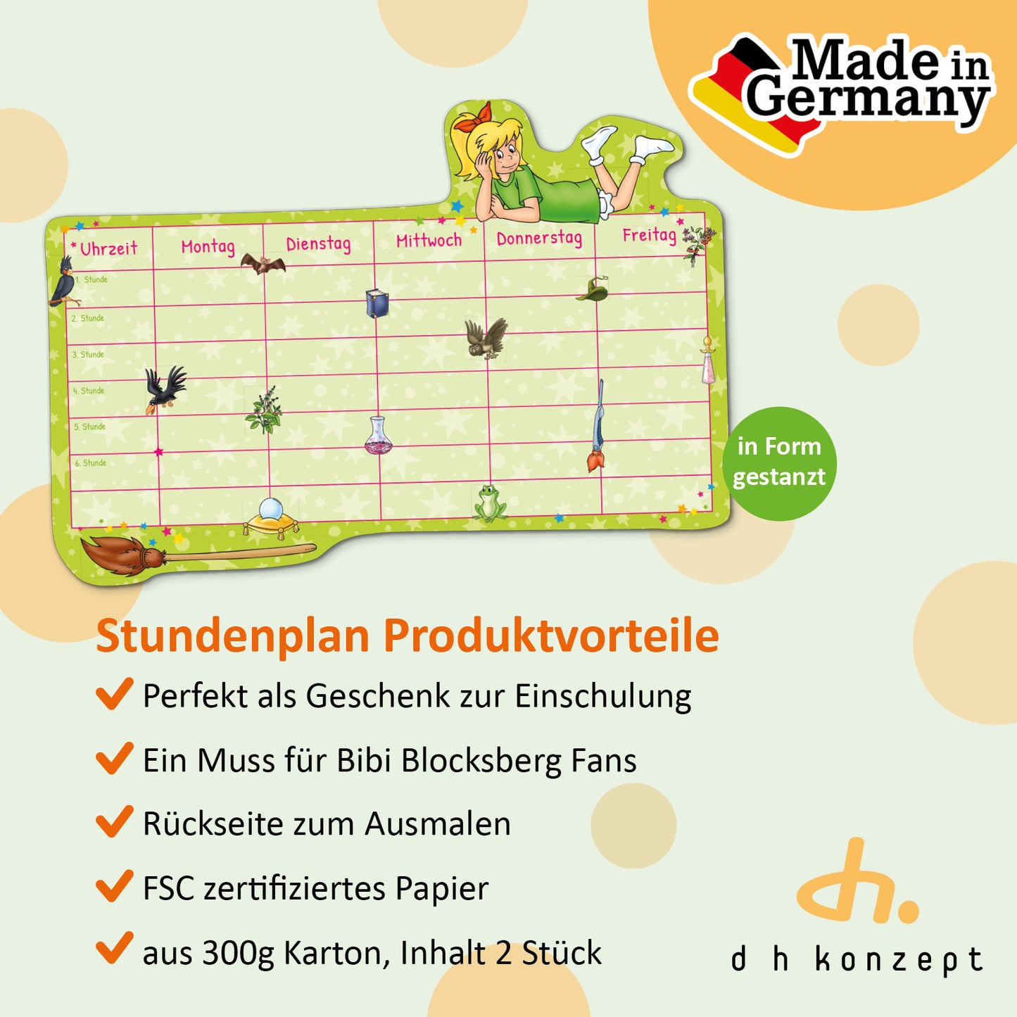 Bibi Blocksberg Schulanfang Set