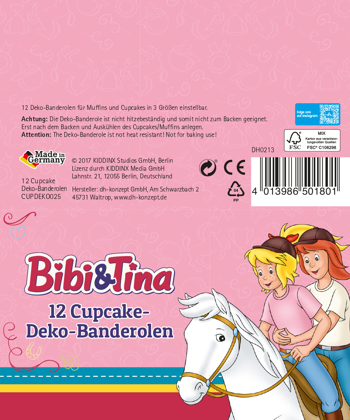 Bibi und Tina Deko Banderolen