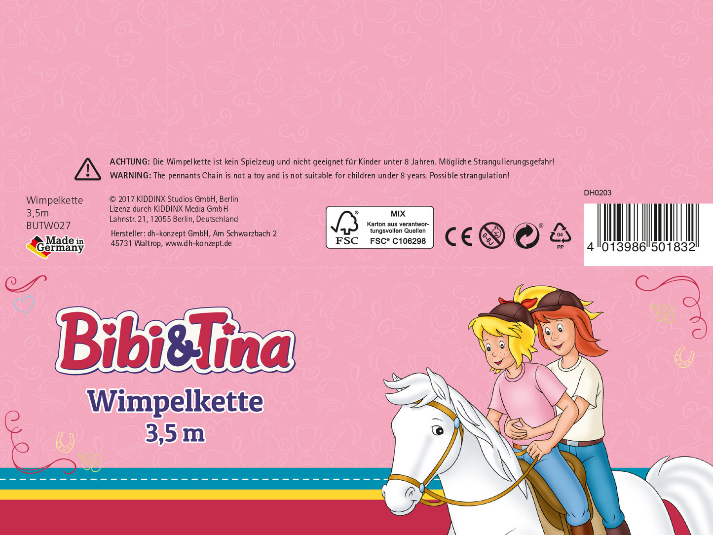 Bibi und Tina Wimpelkette