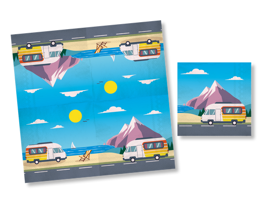 Camping Servietten