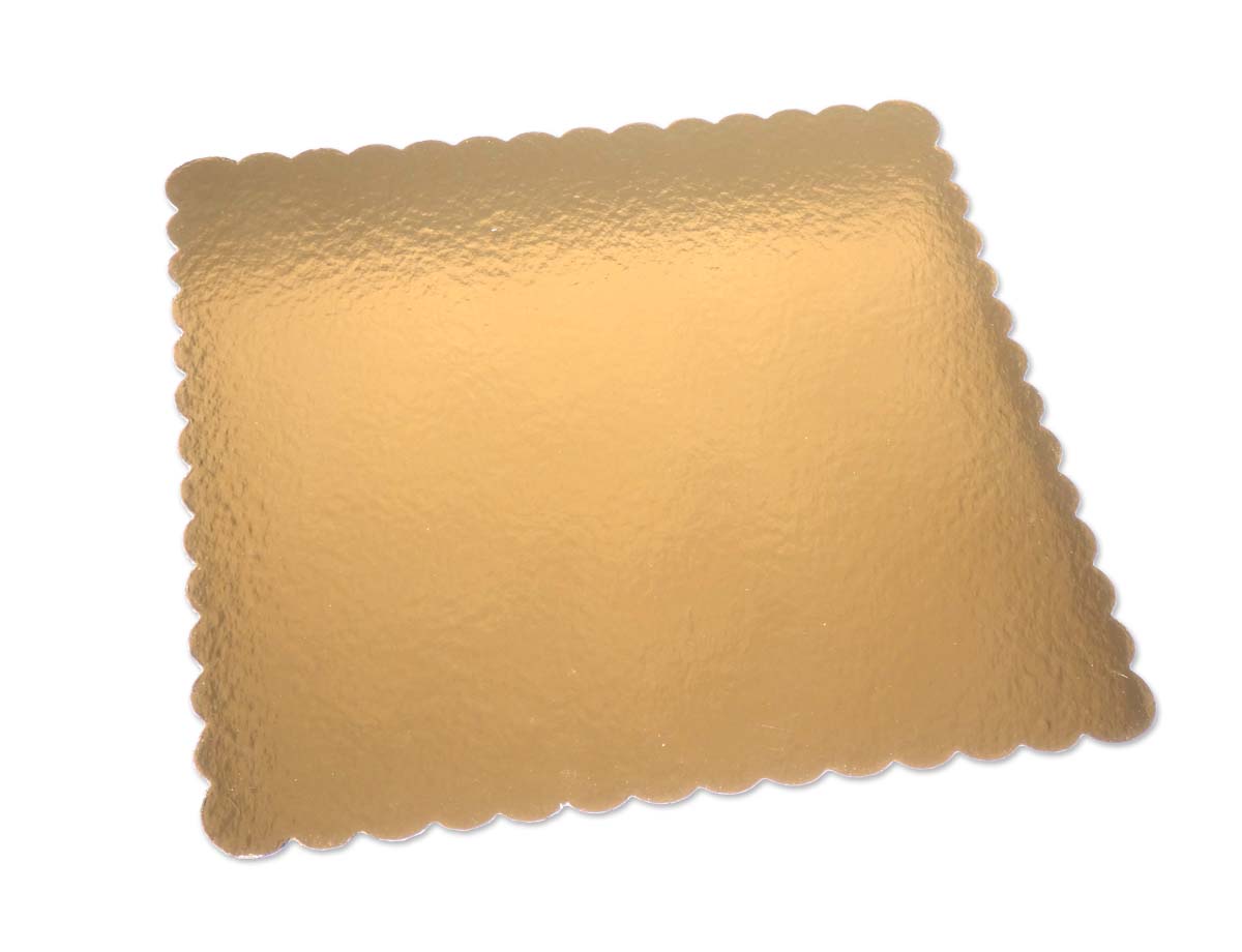 Kuchenplatte Rechteckig Gold