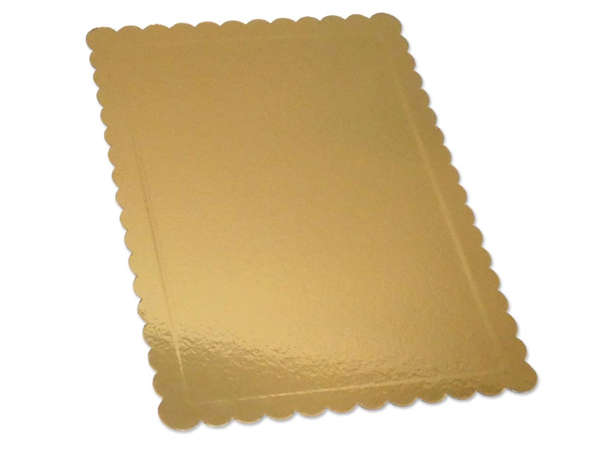 Kuchenplatte Rechteckig Gold