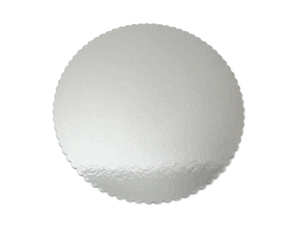 Kuchenplatte Rund Silber