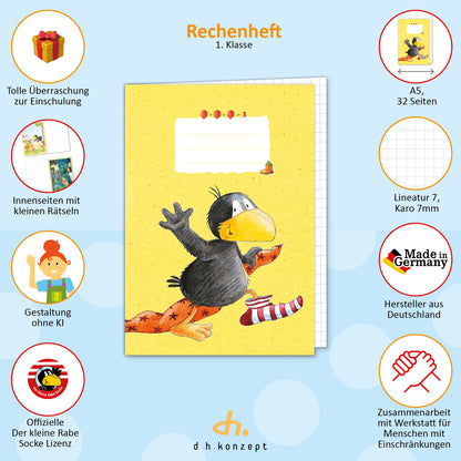 Der kleine Rabe Socke Schulanfang Set