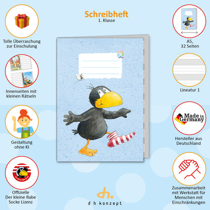 Der kleine Rabe Socke Schulanfang Set