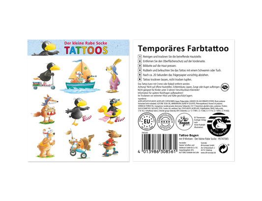 Rabe Socke Tattoos
