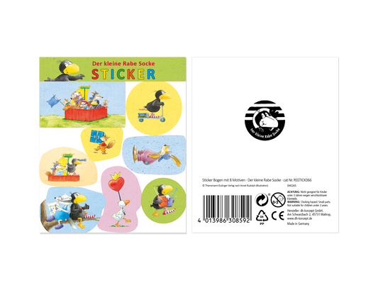 Rabe Socke Sticker