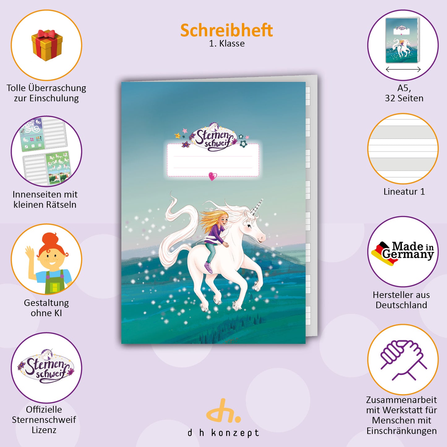 Sternenschweif Schreibheft