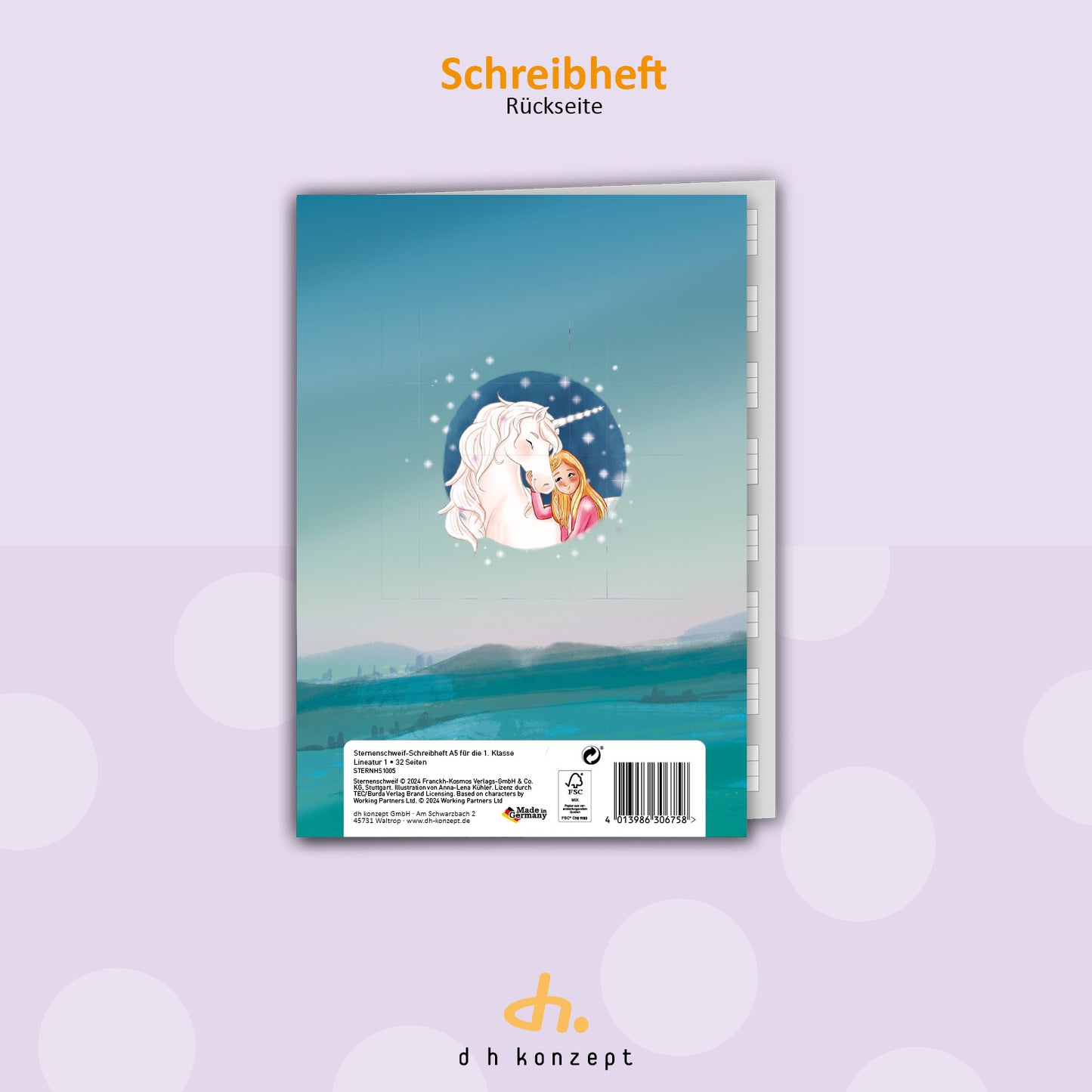 Sternenschweif Schreibheft