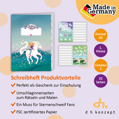 Sternenschweif Schreibheft