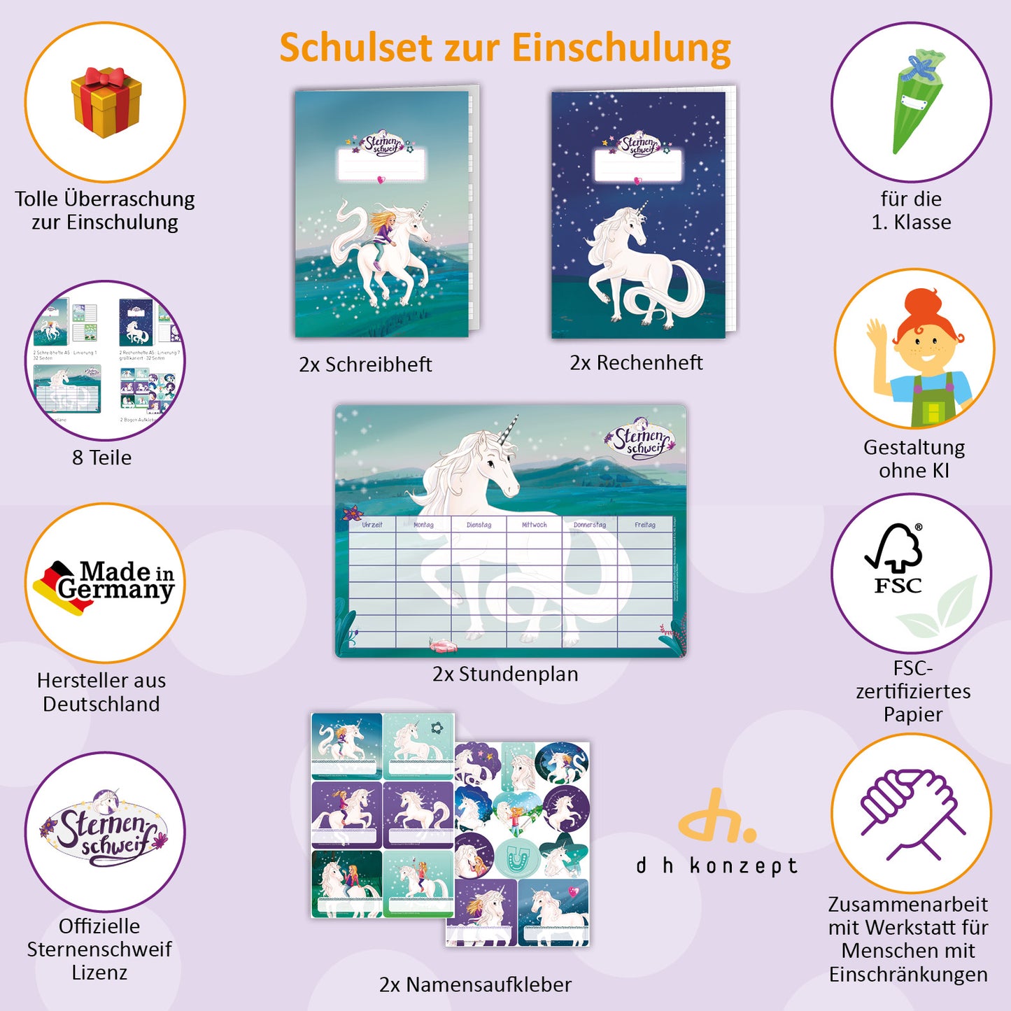 Sternenschweif Schulanfang Set