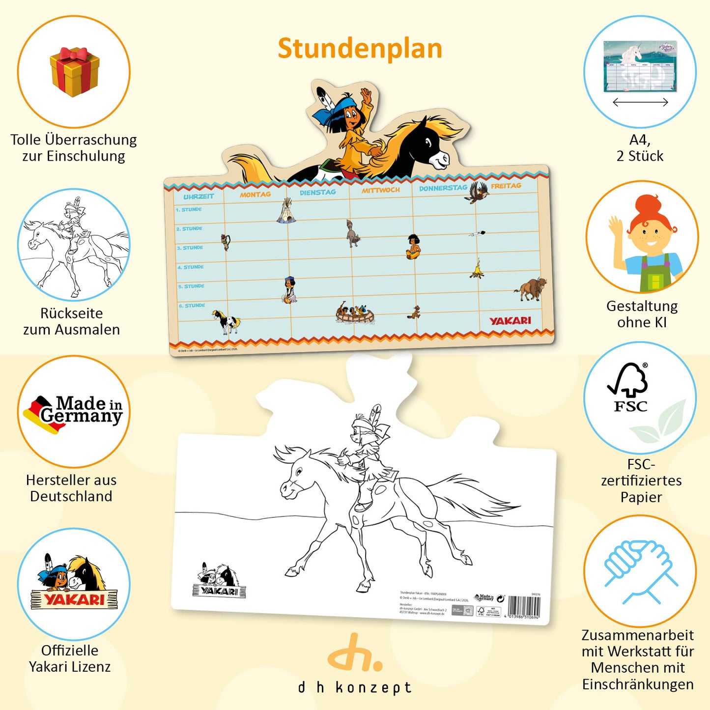 Yakari Stundenplan