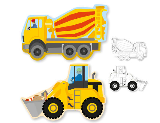 Baustelle Shape Platzset