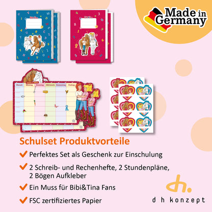 Rückseite der Set-Verpackung von dh Konzept mit allen Artikendetails.