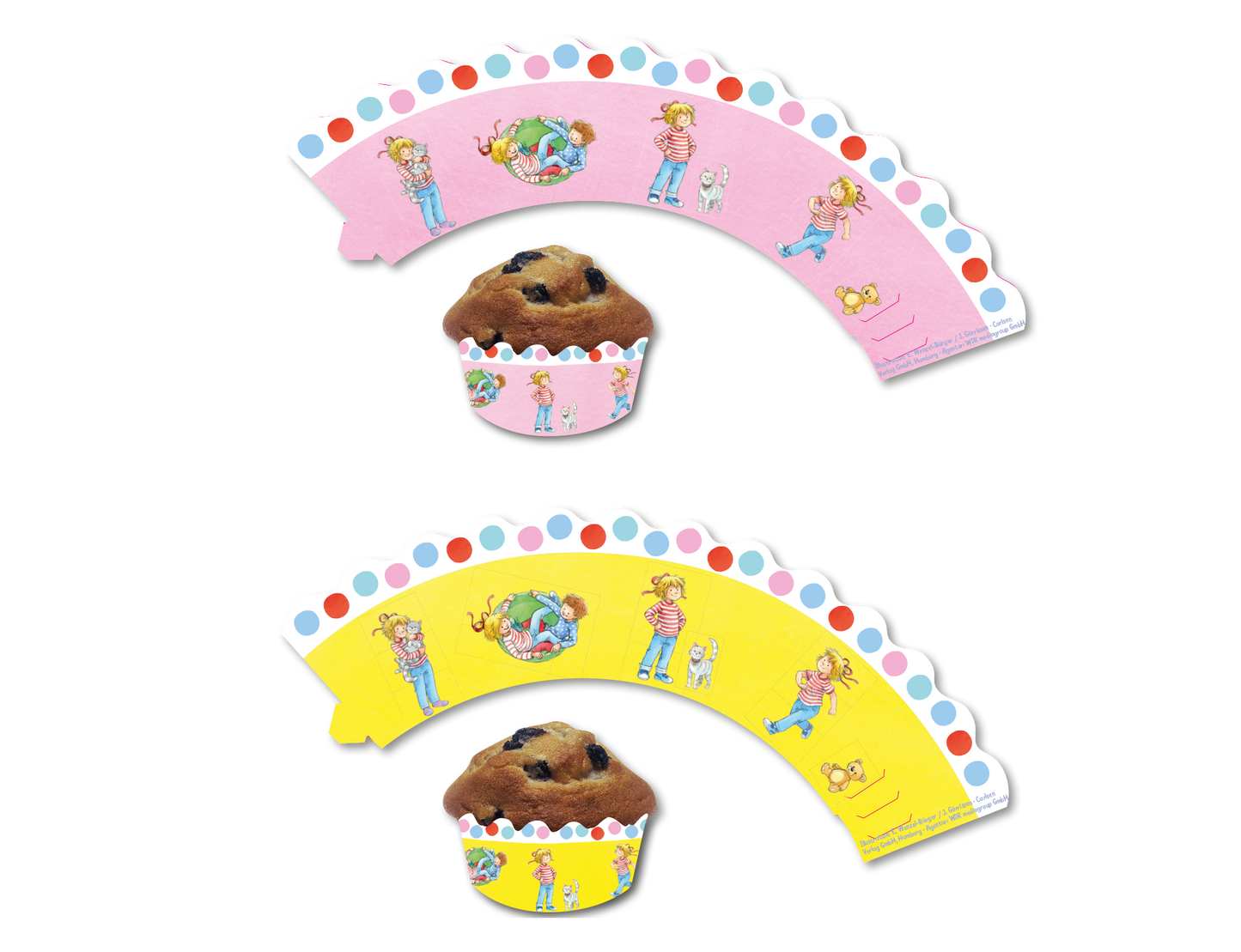 Conni Cupcake Deko Banderolen