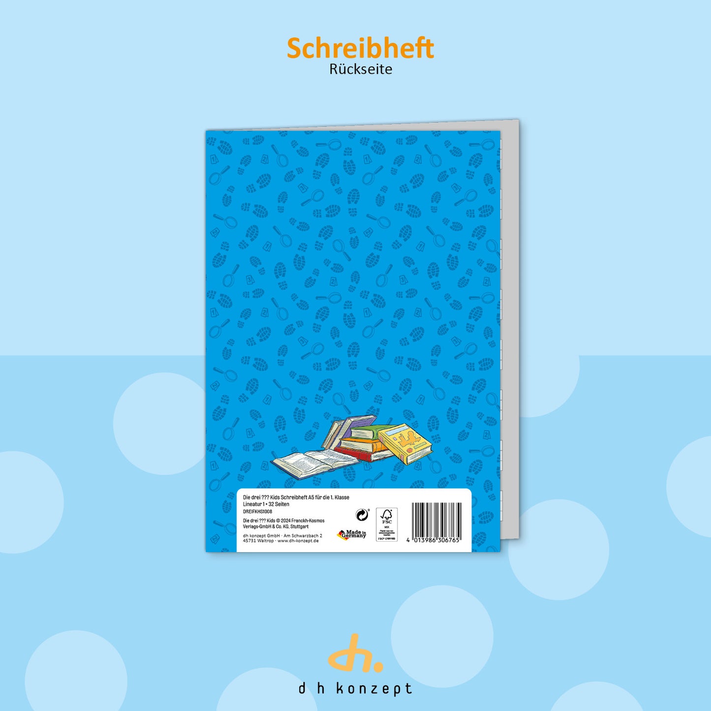 Die drei ??? Kids Schreibheft
