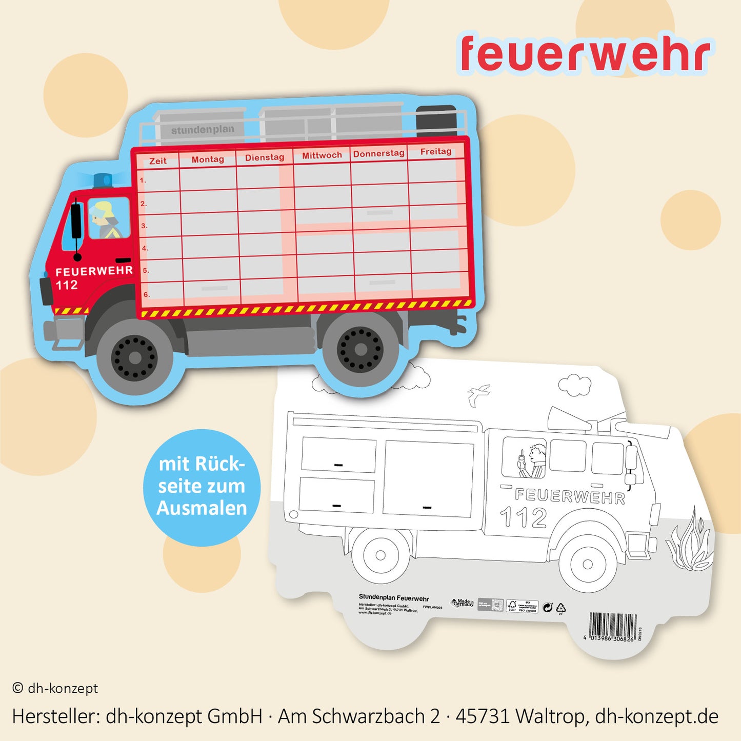 Feuerwehr Stundenplan